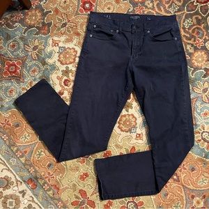Lucky Brand 121 Slim Straight Colored Jeans Navy 31x32